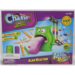 NEW 120+PC CHAINEX ALIEN REACTION SCIENCE SET