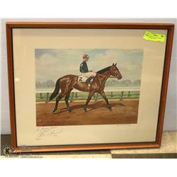 1966 BREWER JR "BUCKPASSER " HORSE PRINT 90/200