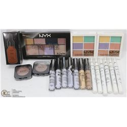 BAG OF ASSORTED NYX COSMETICS