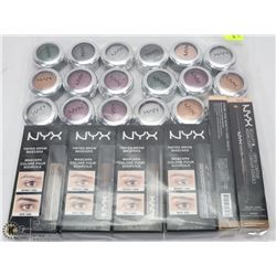 BAG OF ASSORTED NYX COSMETICS