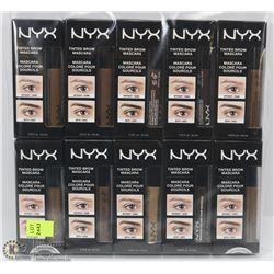BAG OF ASSORTED NYX COSMETICS