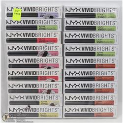 BAG OF ASSORTED NYX COSMETICS