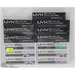 BAG OF ASSORTED NYX COSMETICS