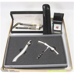 BOX W/CORKSCREW BOTTLE OPENER SET,
