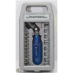 20 PC RATCHET DRIVER SET.