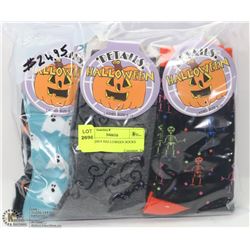 6PK LADIES HALLOWEEN SOCKS
