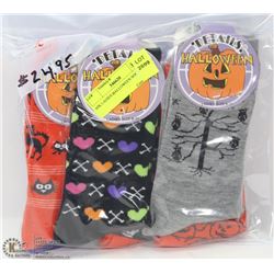 6PK LADIES HALLOWEEN SOCKS
