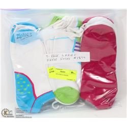 9PK LADIES ANKLE SOCKS