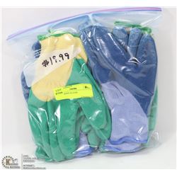 4PK GARDEN GLOVES