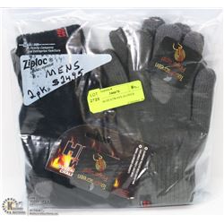 2PK MENS HEATWAVE GLOVES