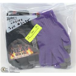 2PK LADIES HEATWAVE GLOVES