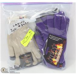 2PK LADIES HEATWAVE GLOVES