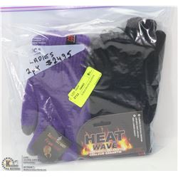 2PK LADIES HEATWAVE GLOVES