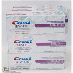 LOT OF 9 CREST 3D WHITE- BRILLIANCE