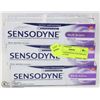 Image 1 : LOT OF 6 SENSODYNE TOOTHPASTE -MULTIACTION