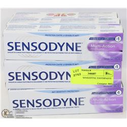 LOT OF 9 SENSODYNE TOOTHPASTE