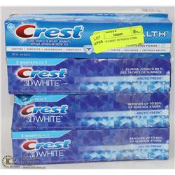 LOT OF 8 CREST 3D WHITE 135ML