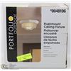 Image 1 : PORTFOLIO OUTDOOR FLUSHMOUNT CEILING FIXTURE