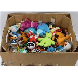 BOX FULL OF COLLECTOR DISNEY, TY & KINDER TOYS