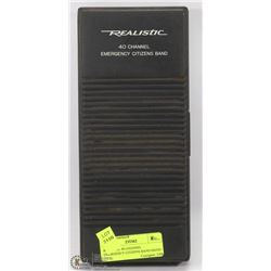 REALISTIC 40 CHANNEL EMERGENCY CITIZENS BAND HAND