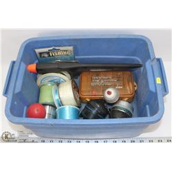 LOT OF FISHING GEAR