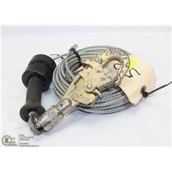 50' -3/16 CABLE WITH SALA SAFETY HOOK