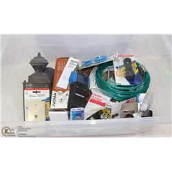 LOT OF MISCELLANEOUS ITEMS INCL STUD FINDER,