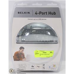 SEALED BELKIN 4 PORT HUB CONNECTS