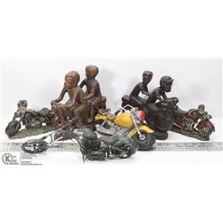 FLAT OF 6 VARIETY OF MOTORCYCLES