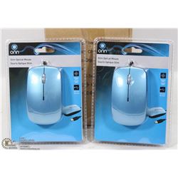 PAIR OF NEW USB MICE