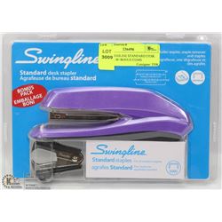 NEW SWINGLINE STANDARD DESK STAPLER W/ BONUS ITEMS