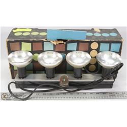 4 BULB PORTABLE WORK / CAMERA TRACK LIGHT