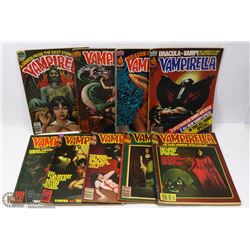 FLAT OF LATE 70'S & EARLY 80'S VAMPIRELLA GRAPHIC