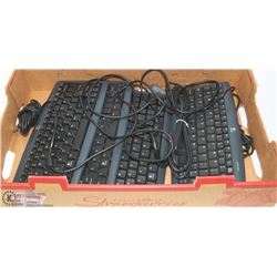 FLAT OF COMPUTER KEYBOARDS