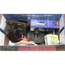 LOT OF ASSORTED KITCHENWARE INCL WINE GLASSES,