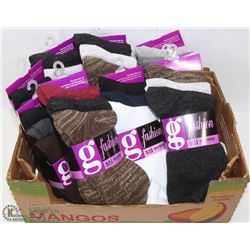 FLAT OF 30 ANKLE SOCKS VARIETY OF