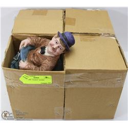 4 CERAMIC "HARDY" BANKS