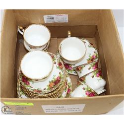 20PC ROYAL ALBERT "OLD COUNTRY ROSES" DISH SET