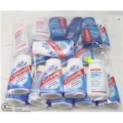 BAG OF COLGATE TOOTHPASTE
