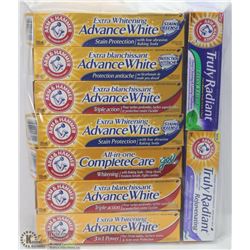 BAG OF ARM & HAMMER TOOTHPASTE