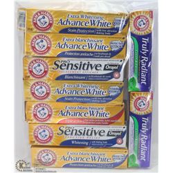 BAG OF ARM & HAMMER TOOTHPASTE