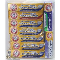 BAG OF ARM & HAMMER TOOTHPASTE
