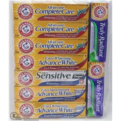 BAG OF ARM & HAMMER TOOTHPASTE