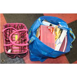 XL BAG OF SCRAPBOOKING AND CRAFT SUPPLIES