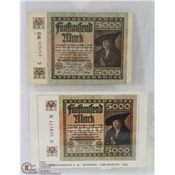 GERMAN REICHS BANKNOTE 500 MARK.