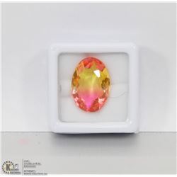 #17-MULTI-COLOR TOURMALINE  GEMSTONE 10.80CT