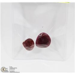 #128-NATURAL RED RUBY GEMSTONE  39.5CT