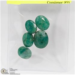 #140- NATURAL GREEN EMERALD GEMSTONE  50.5CT