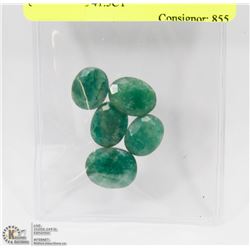 #143- NATURAL GREEN EMERALD GEMSTONE 41.5CT