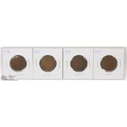 1916-1919 CANADIAN LARGE PENNY COLLECTION